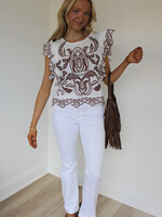 Jezebel Ruffle Sleeve Top
