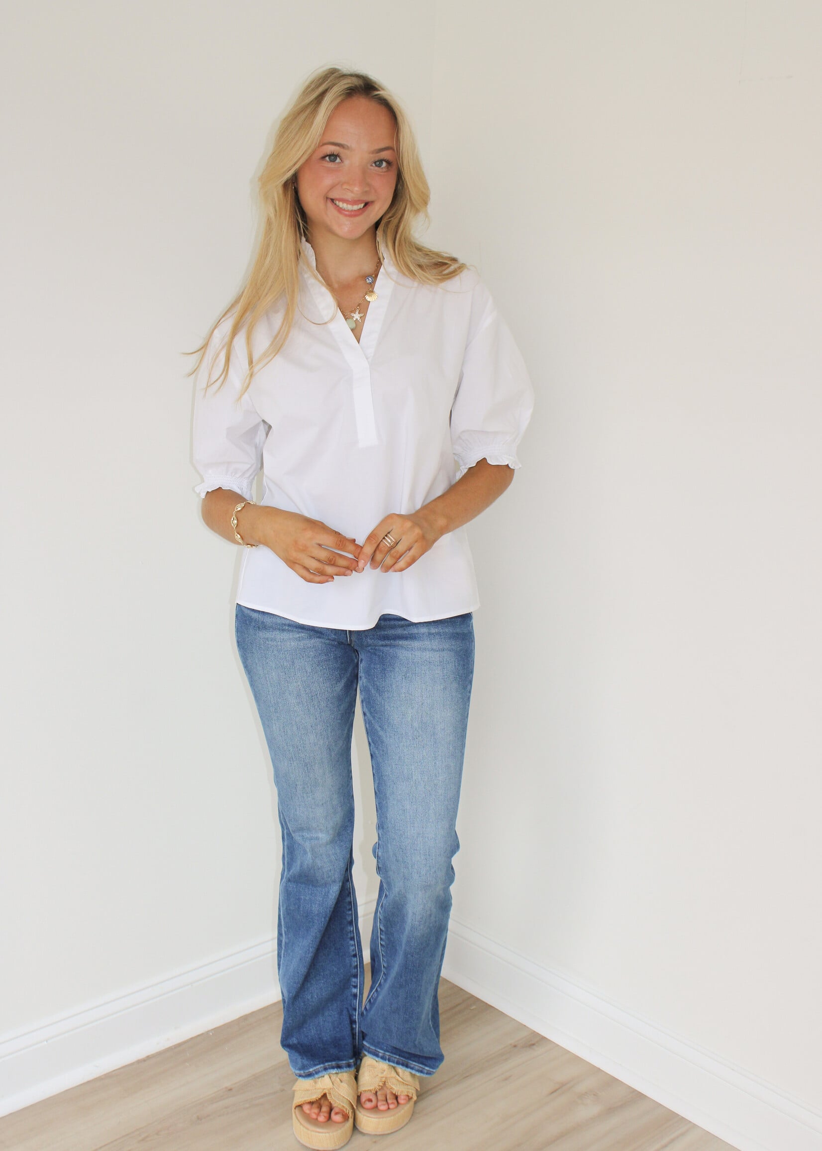Aneira Balloon Sleeve Top