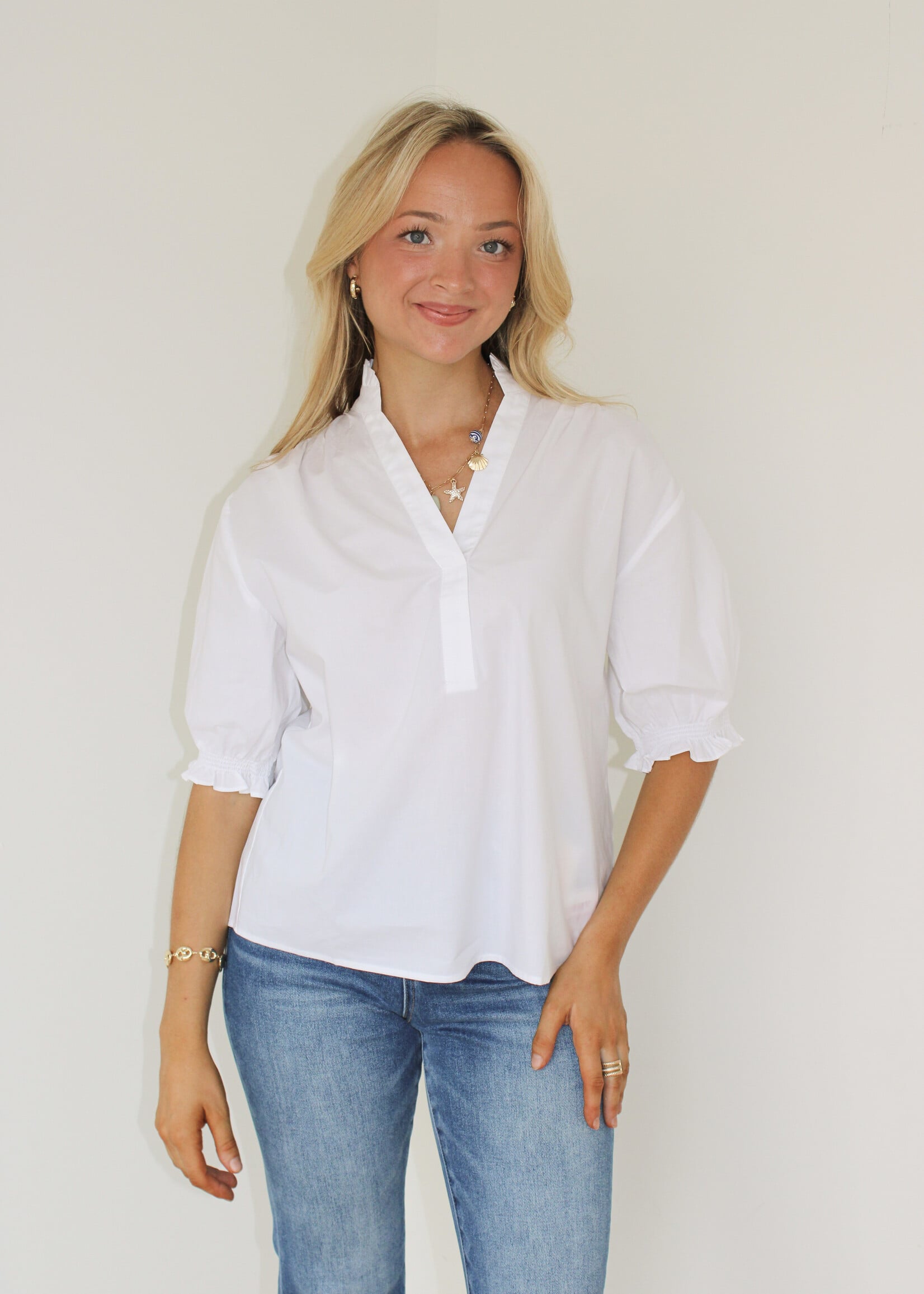 Aneira Balloon Sleeve Top