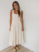Joella Mixed Media Tank Dress