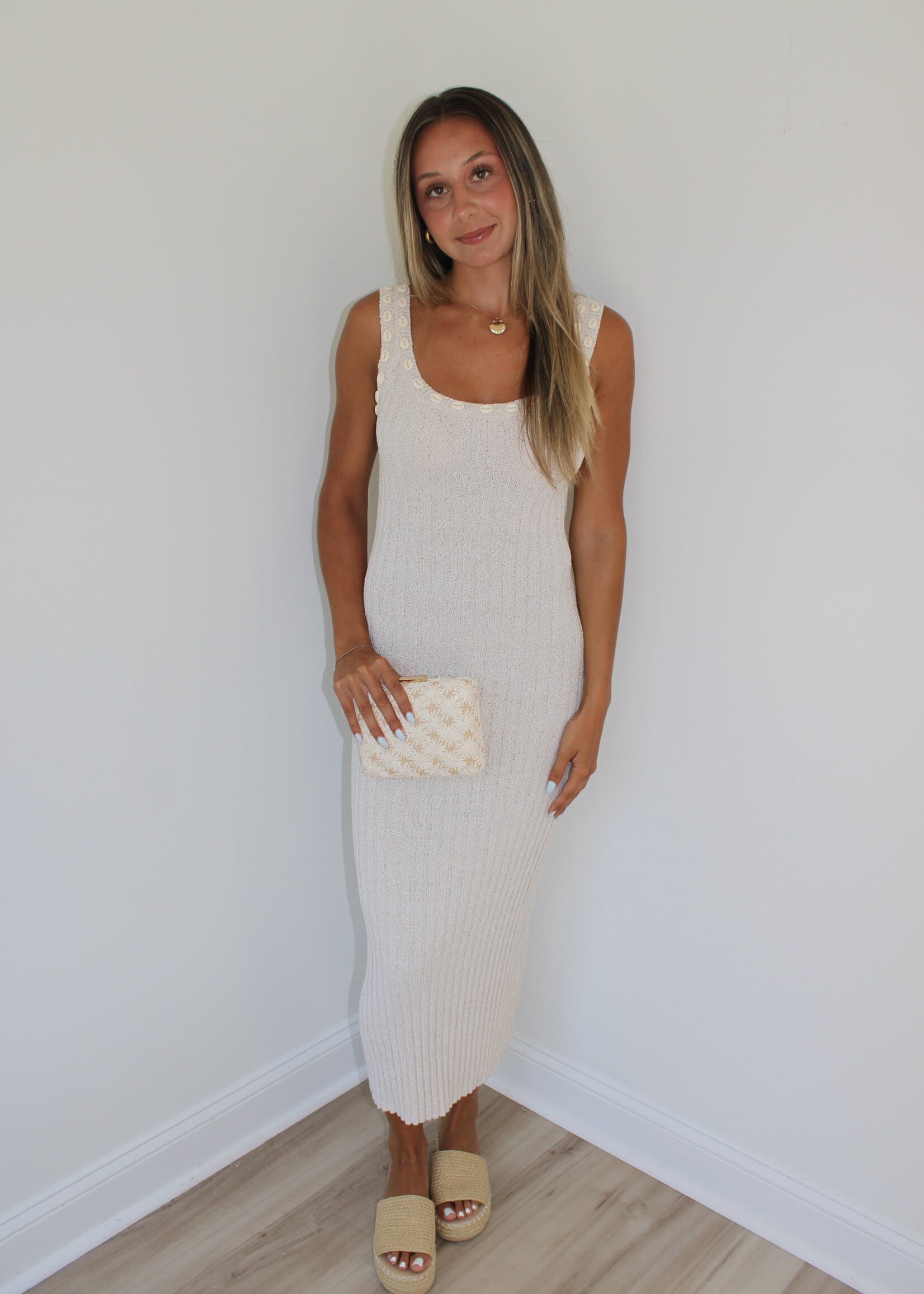 Koko Rib Sweater Shell Dress