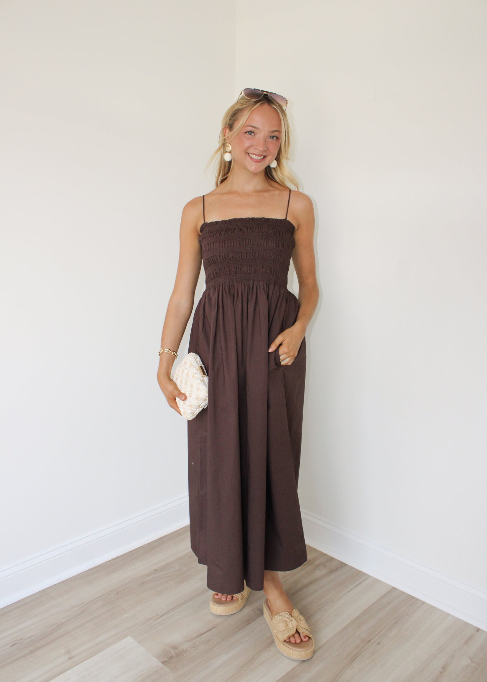 Z Supply Cornelia Poplin Midi Dress