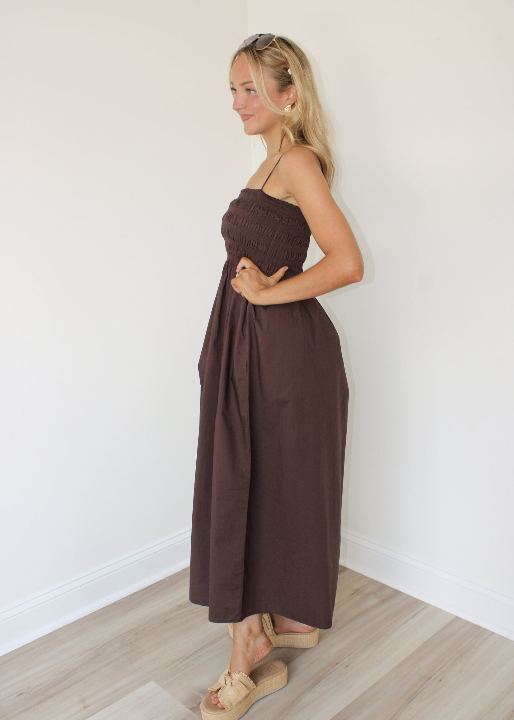 Z Supply Cornelia Poplin Midi Dress