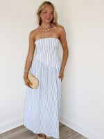 Marisole Corset Tie Back Maxi Dress