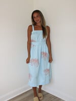 Isabel Floral Embroidered Midi Dress
