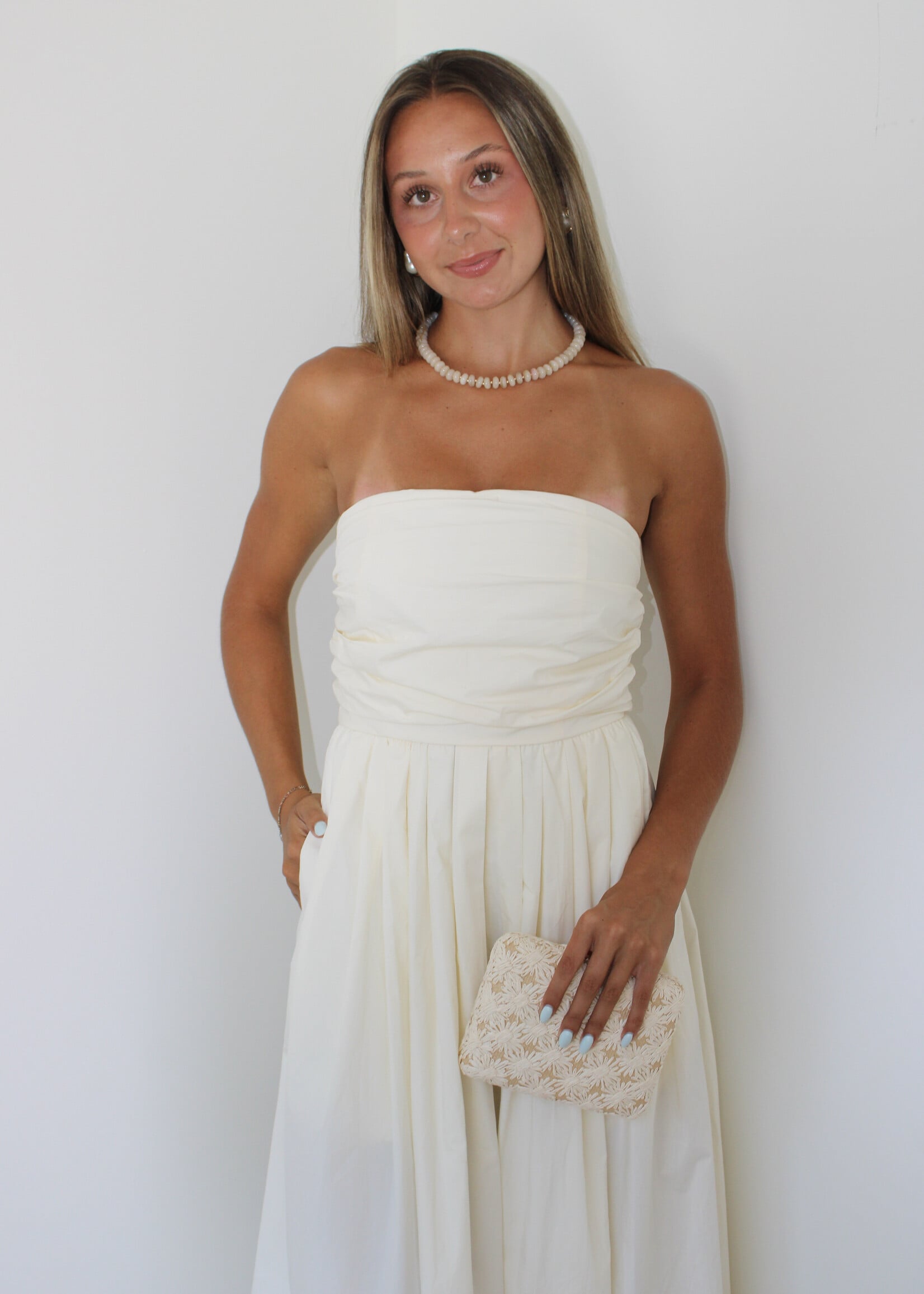 Ronda Detailed Sleeveless Midi Dress