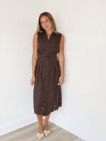 Michel Button Up Midi Dress