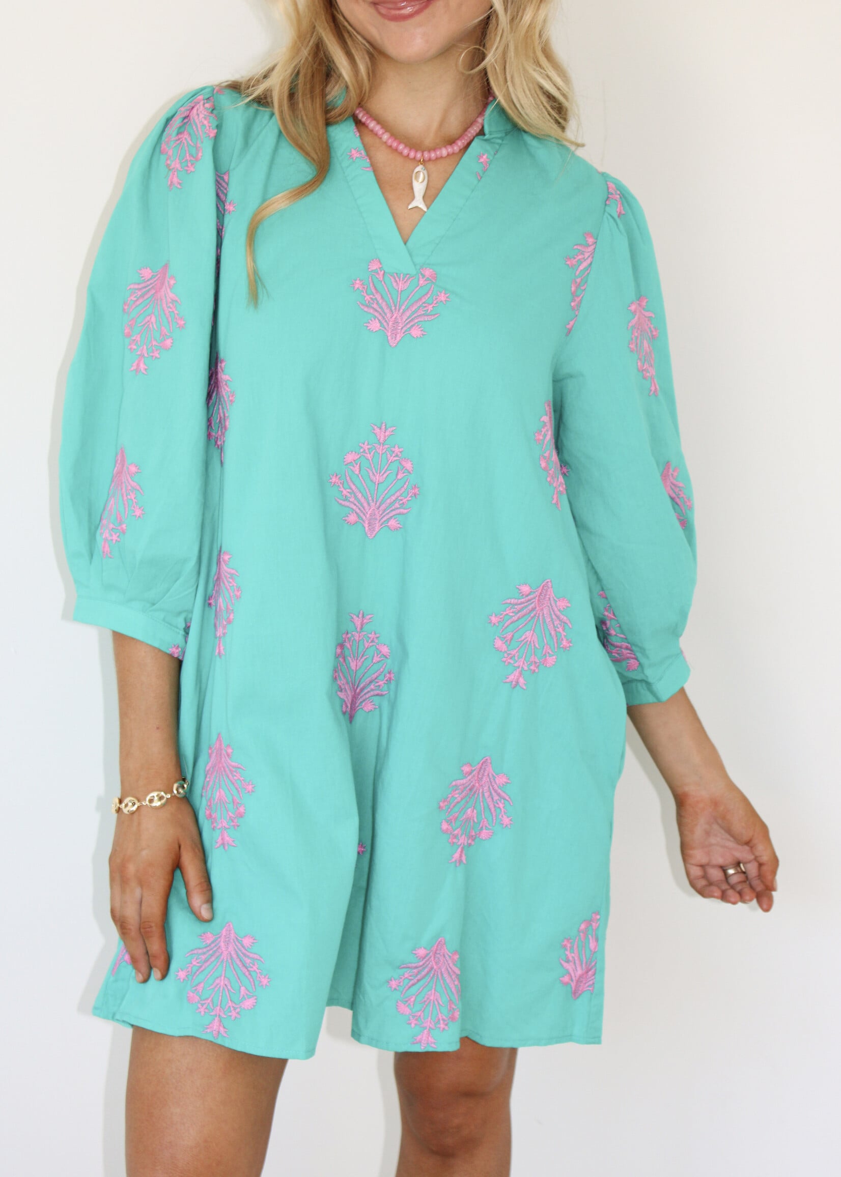 Cora Puff Sleeve Mini Dress