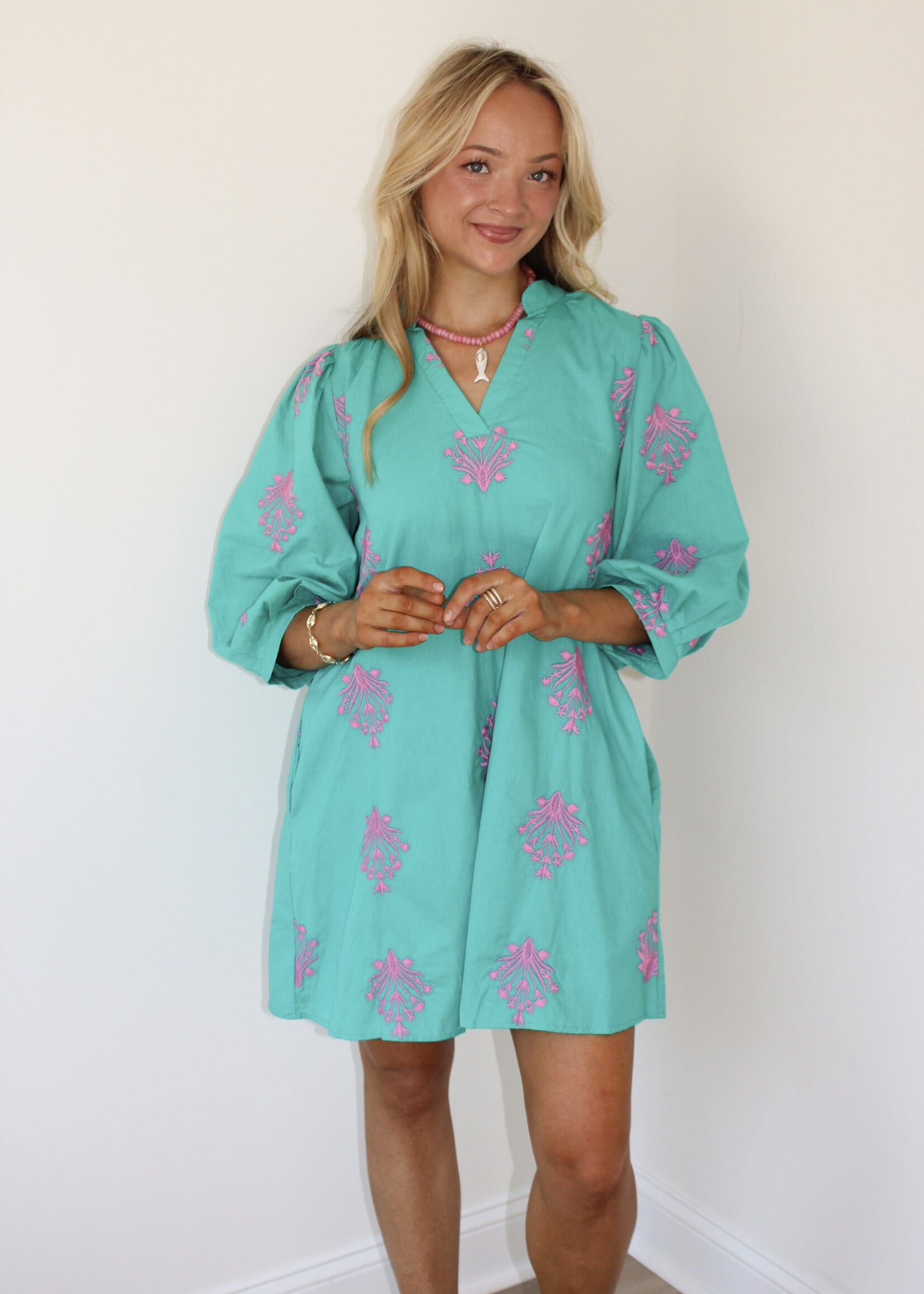 Cora Puff Sleeve Mini Dress