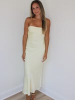 Josephina Strapless Tie Back Maxi Dress