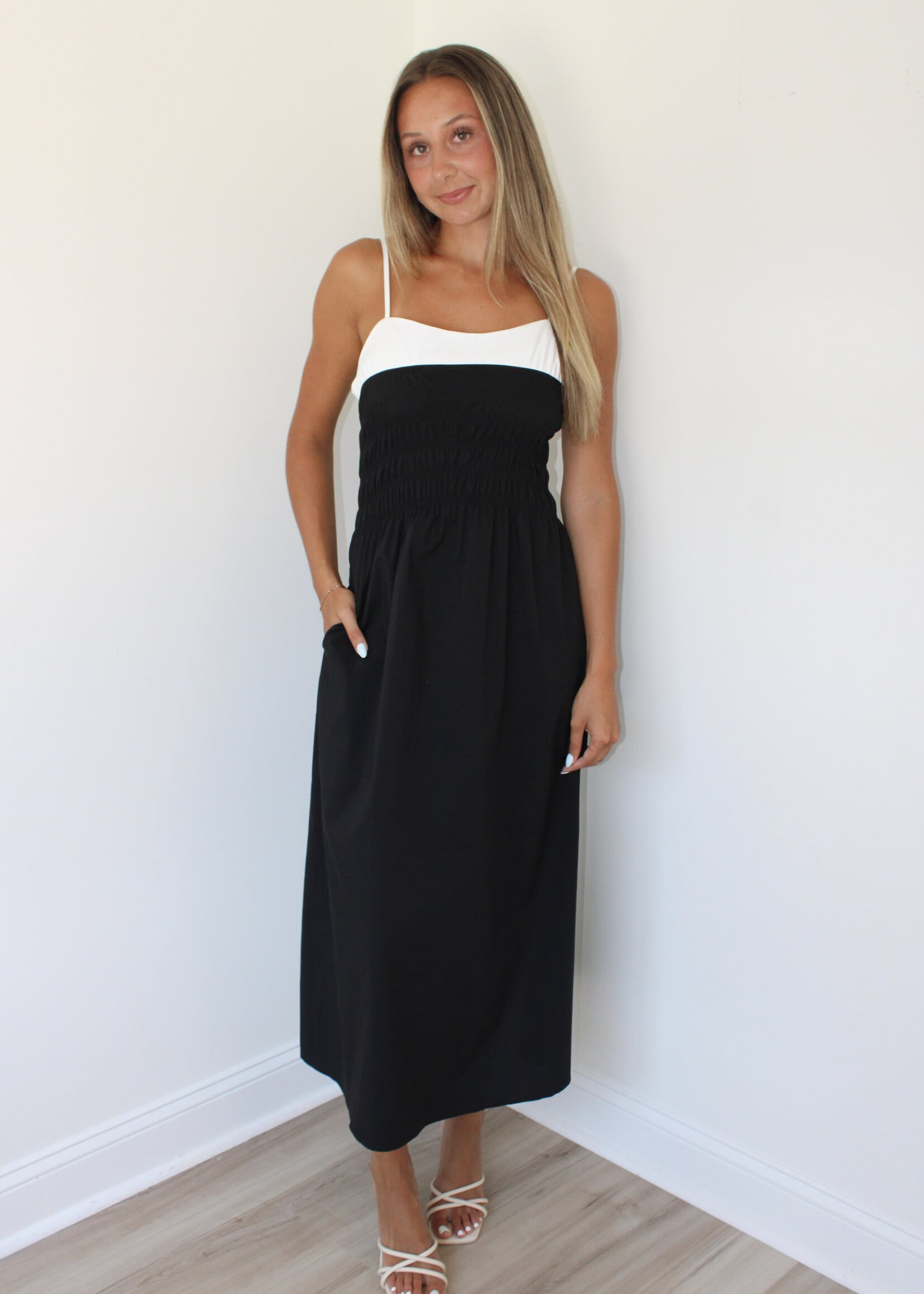 Nevis Colorblock Maxi Dress