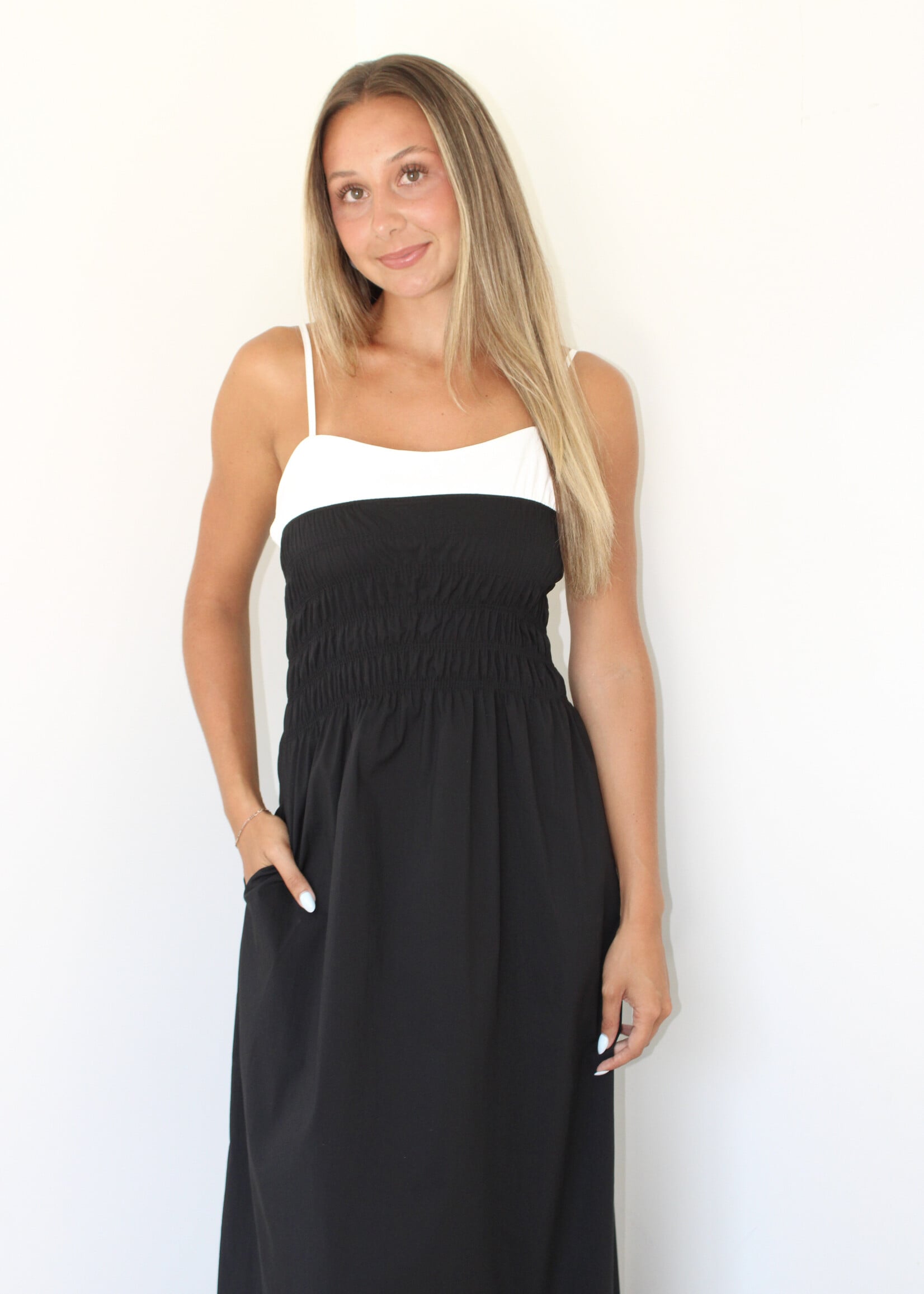 Nevis Colorblock Maxi Dress