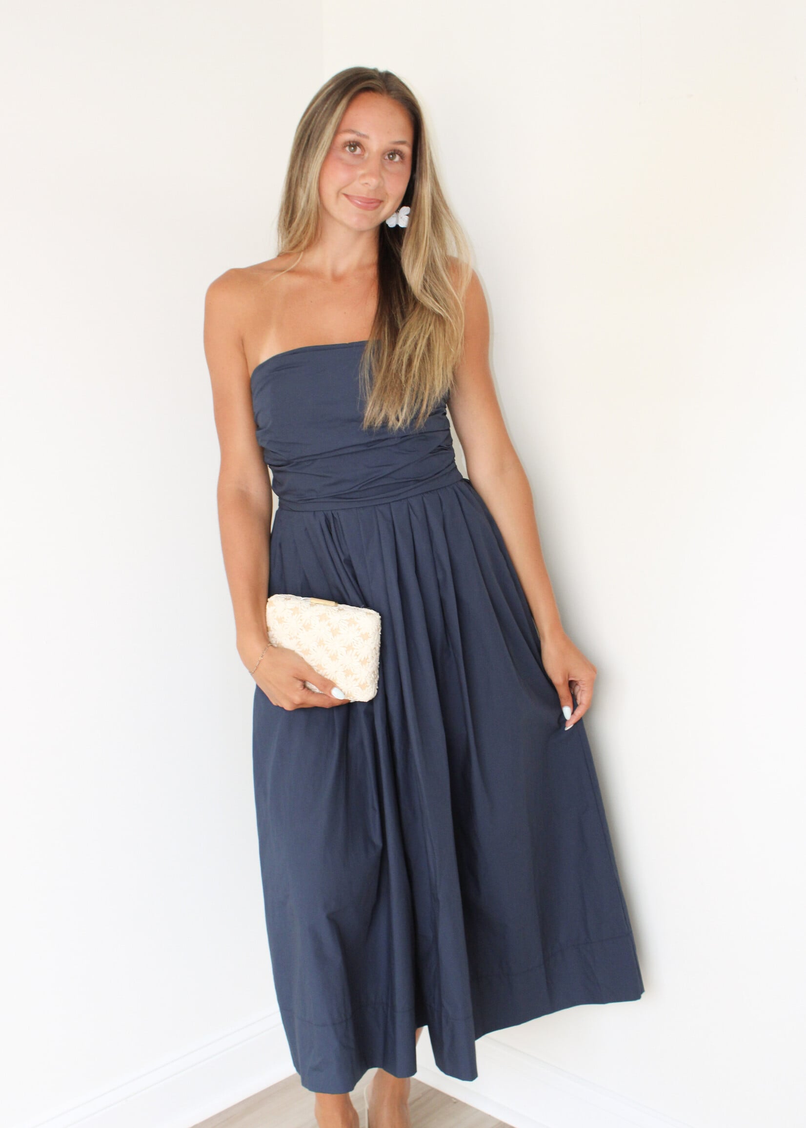 Dionne Detailed Sleeveless Midi Dress