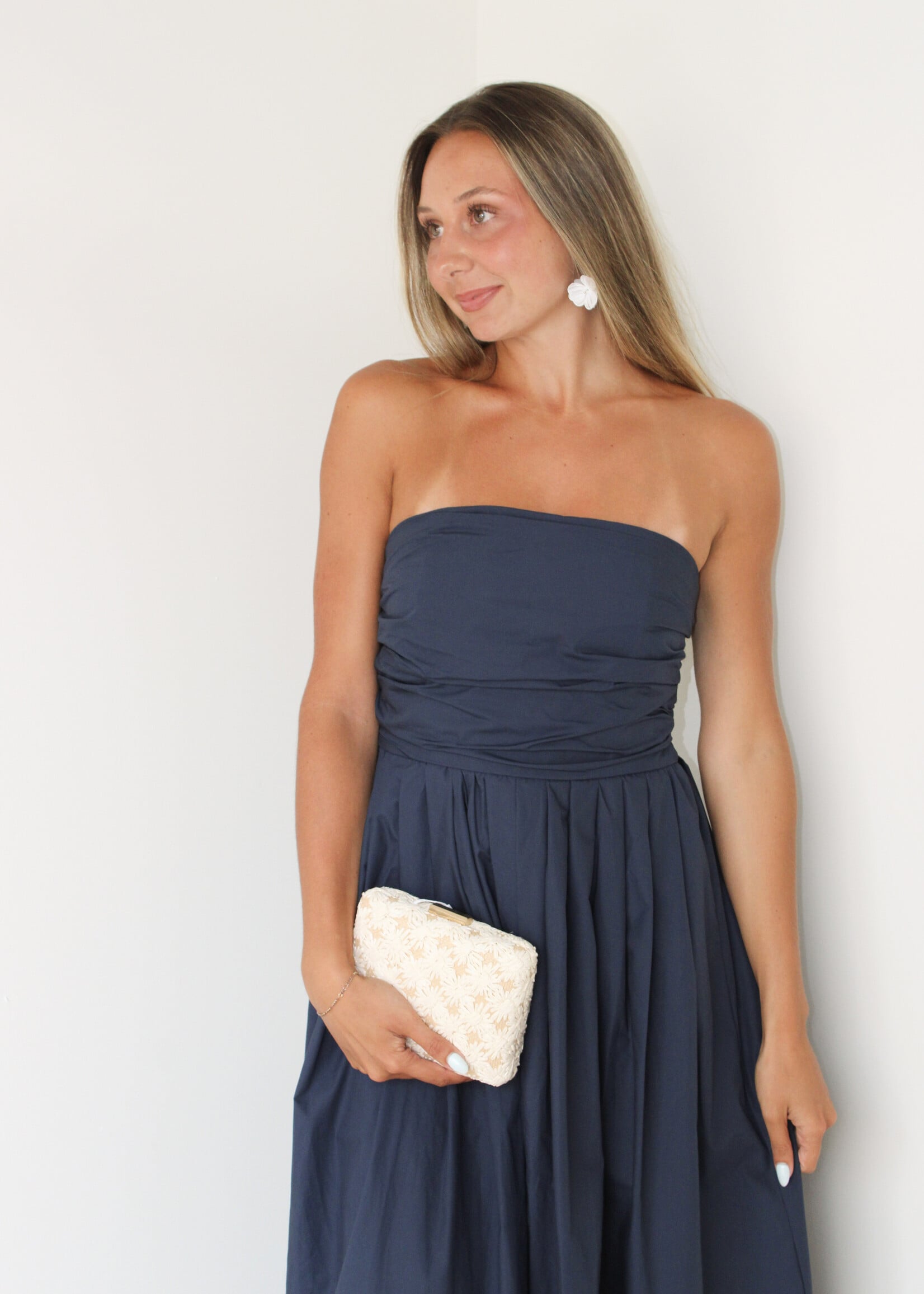 Dionne Detailed Sleeveless Midi Dress