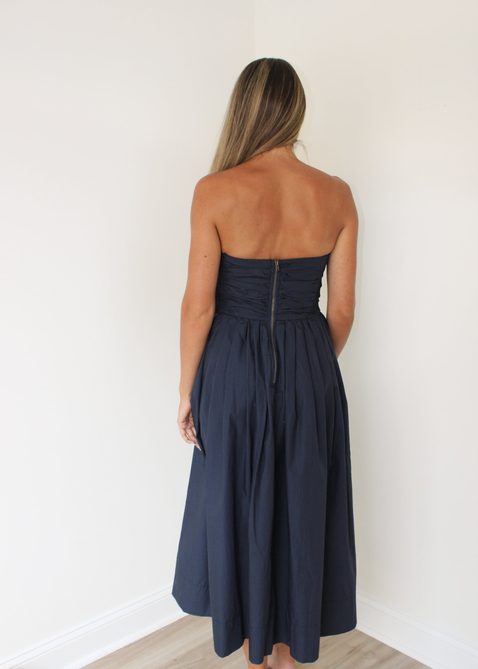 Dionne Detailed Sleeveless Midi Dress