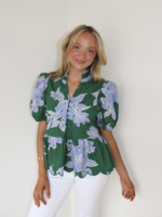 Ozzy Floral Puff Sleeve Blouse