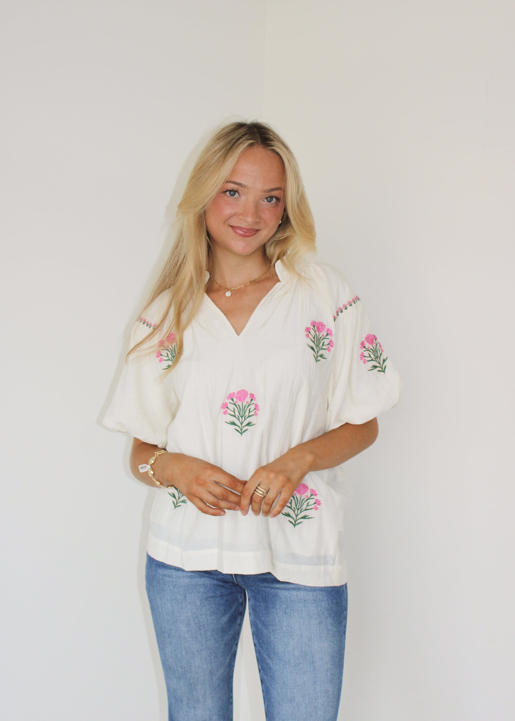 Anastasia Scalloped Blouse