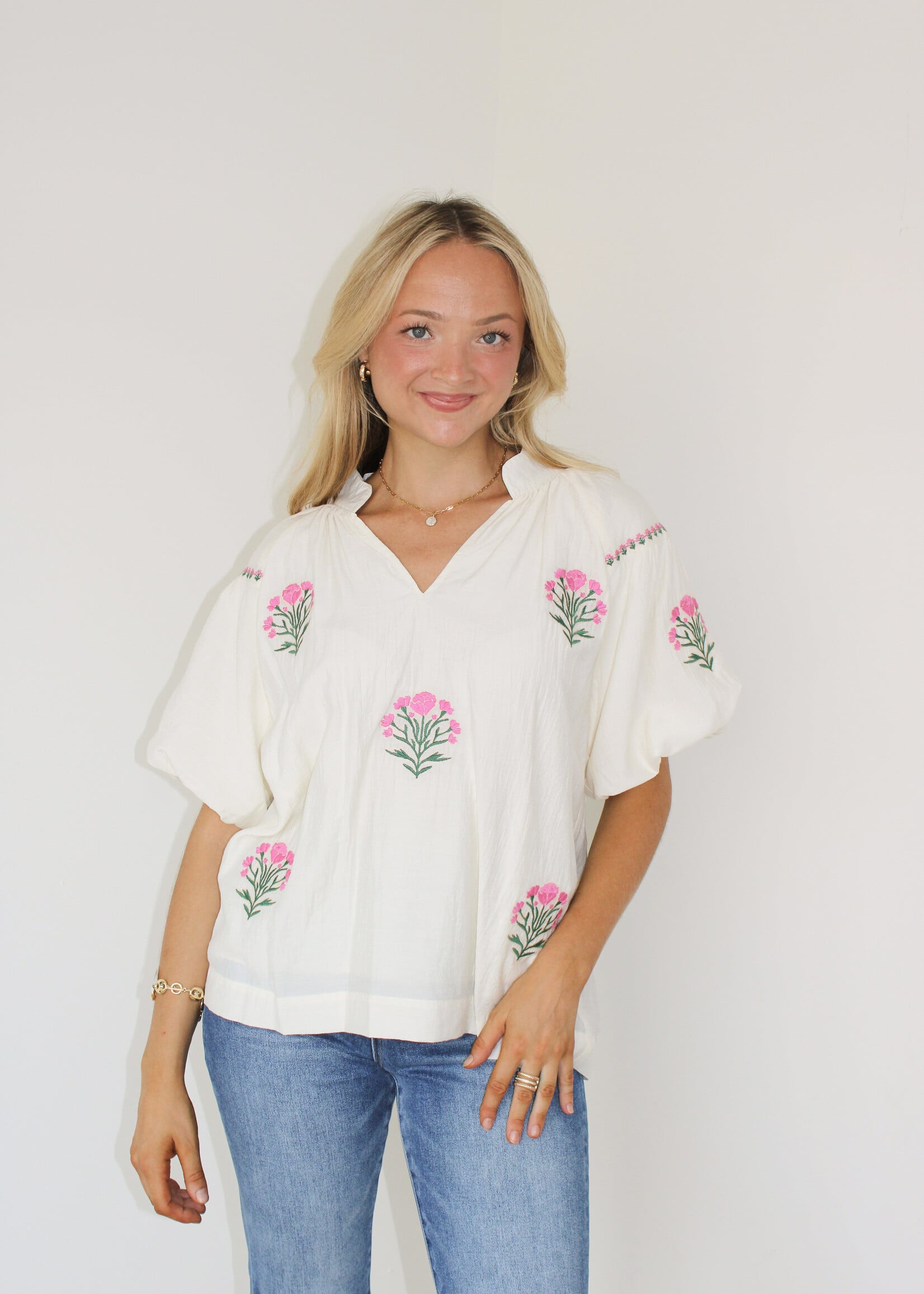 Anastasia Scalloped Blouse