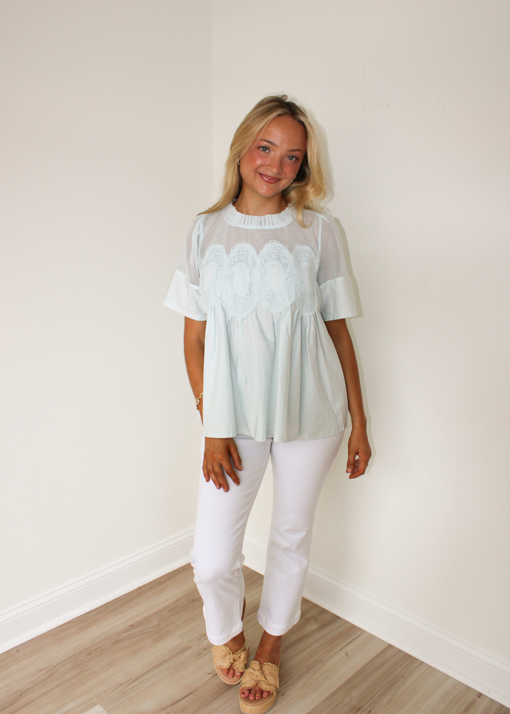 Ziggy Mesh Combo Top