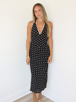 Dariela Open Back Halter Maxi Dress