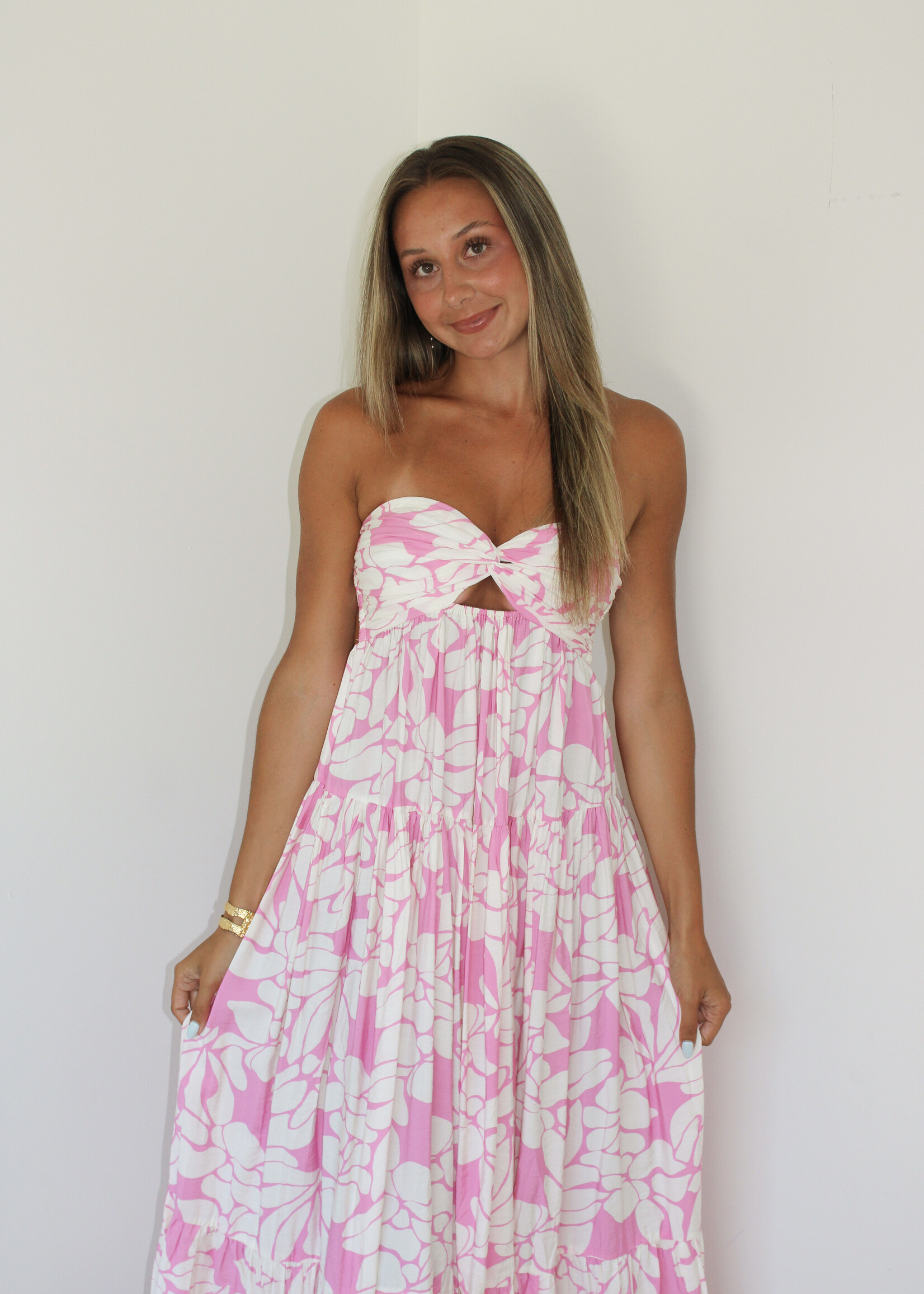 Madge Ruched Maxi Dress