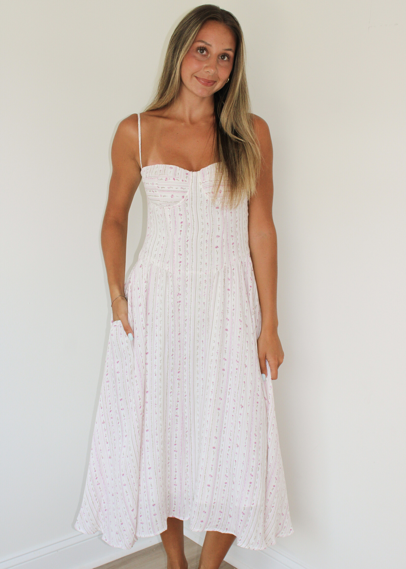 Emerson Sweetheart Midi Dress