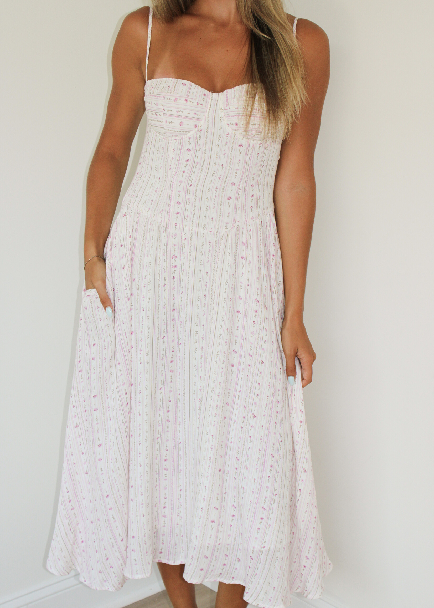 Emerson Sweetheart Midi Dress