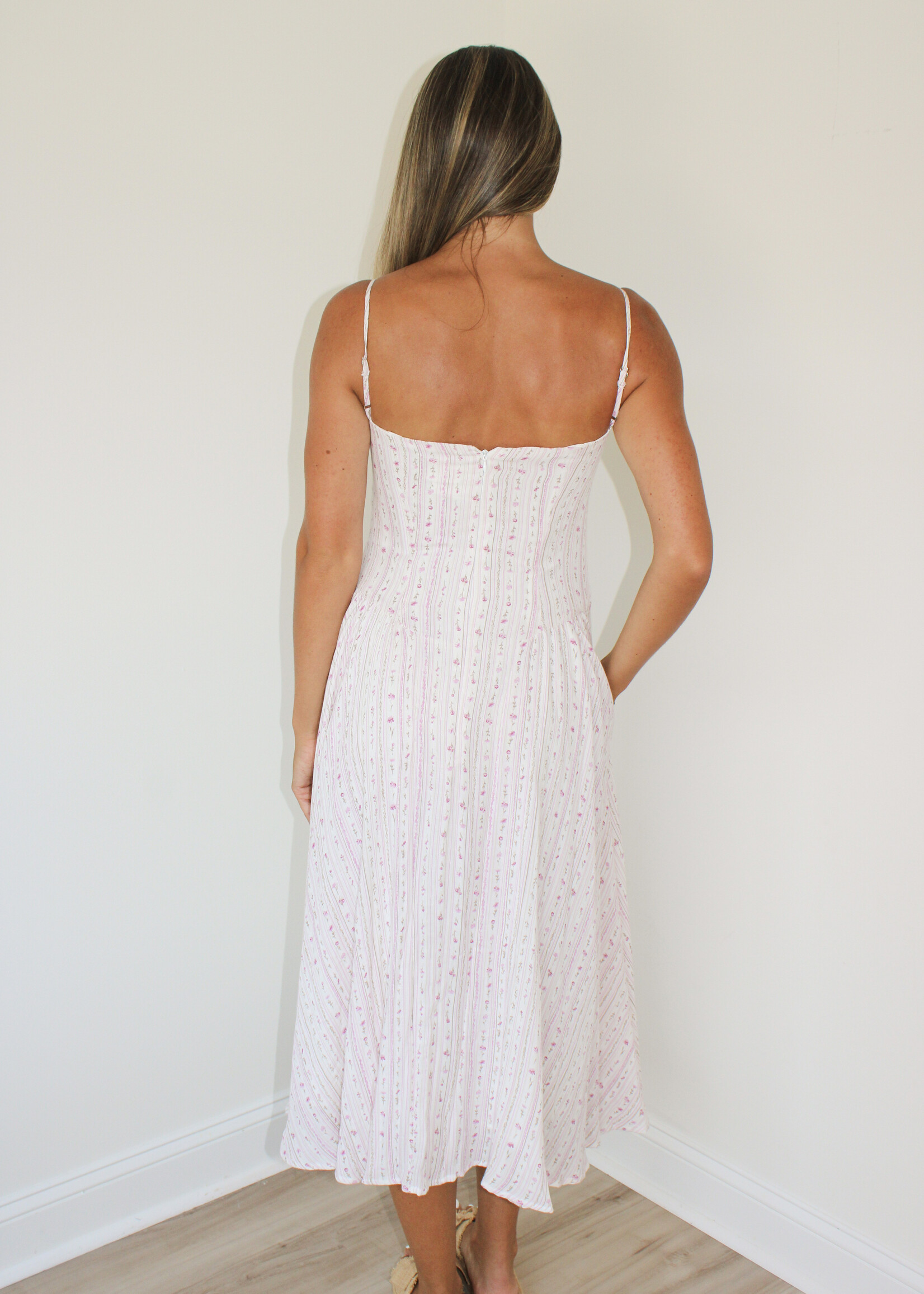 Emerson Sweetheart Midi Dress