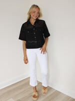 Madrigal Double Pocket Eyelet Top