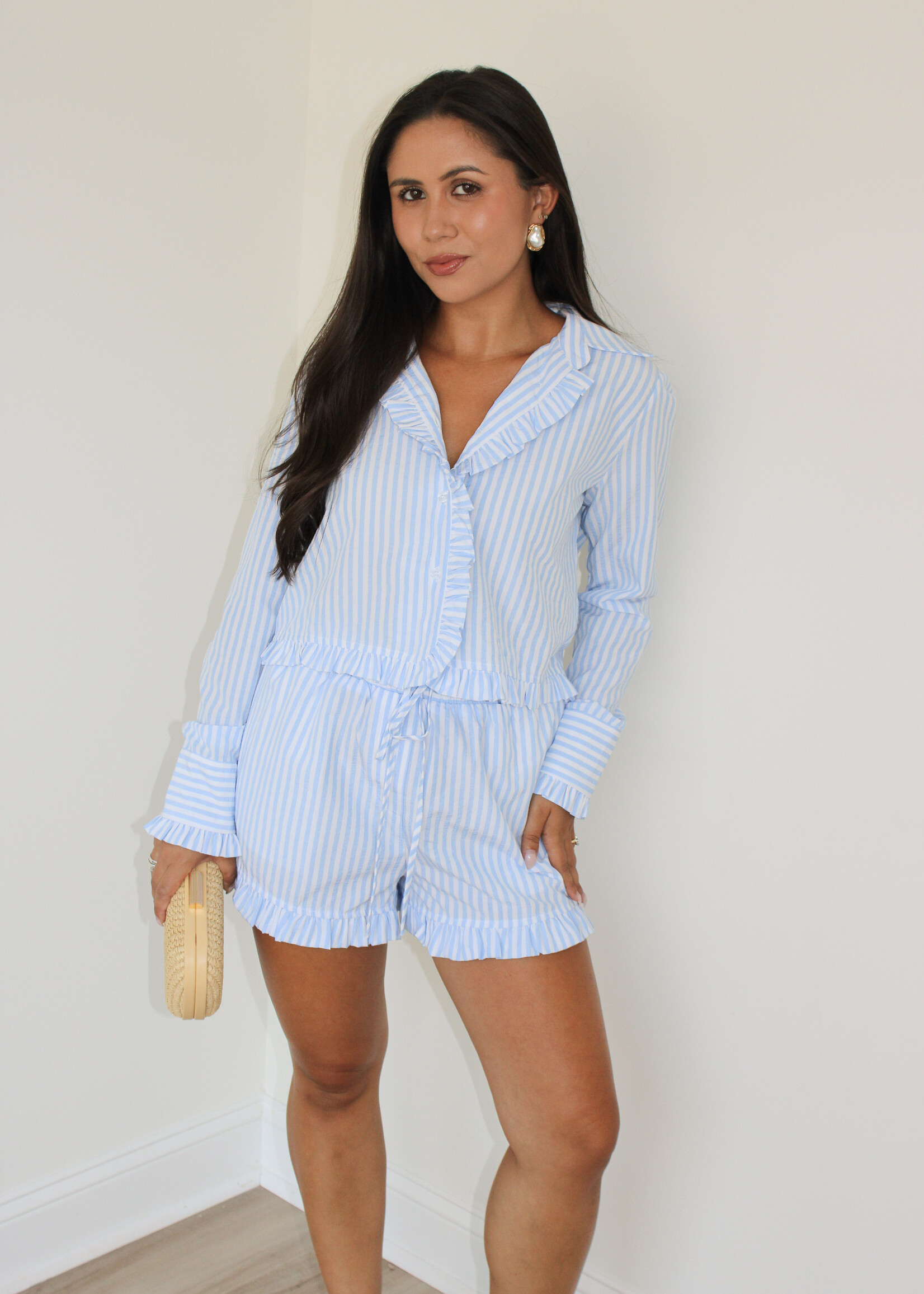 Meadow Striped Button Down Shirt