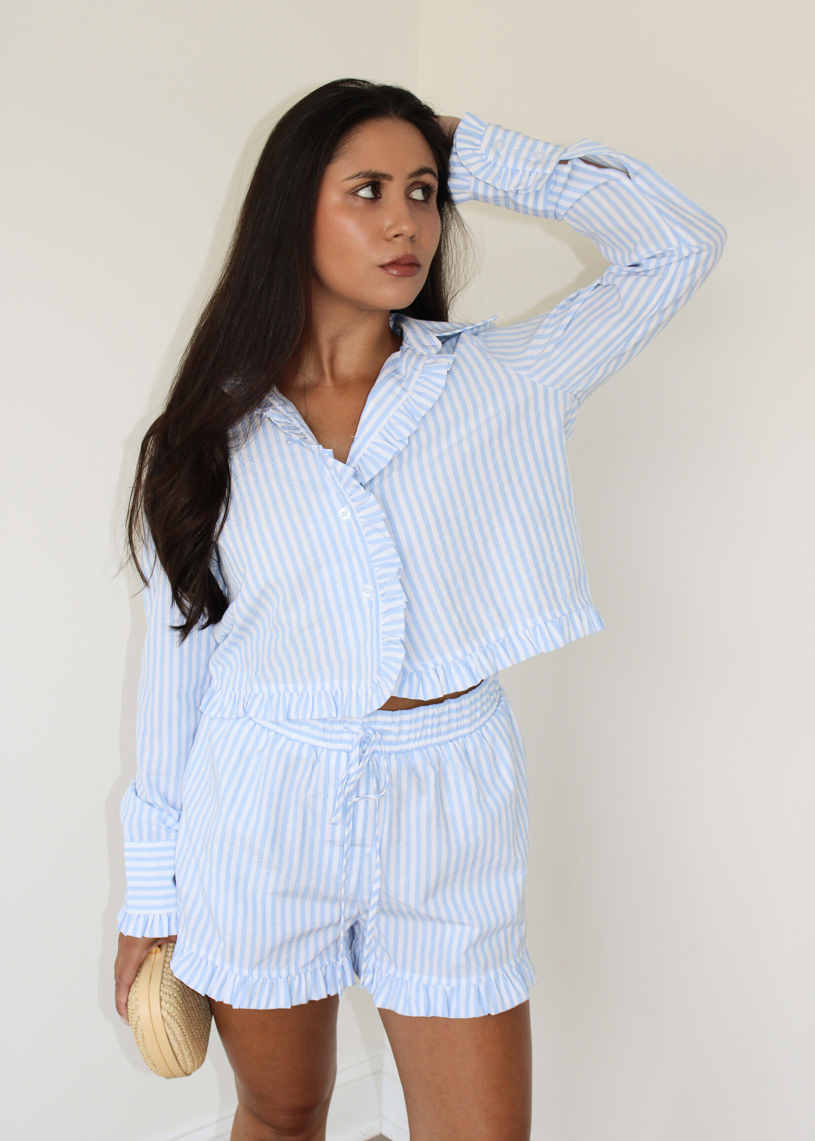 Meadow Striped Button Down Shirt