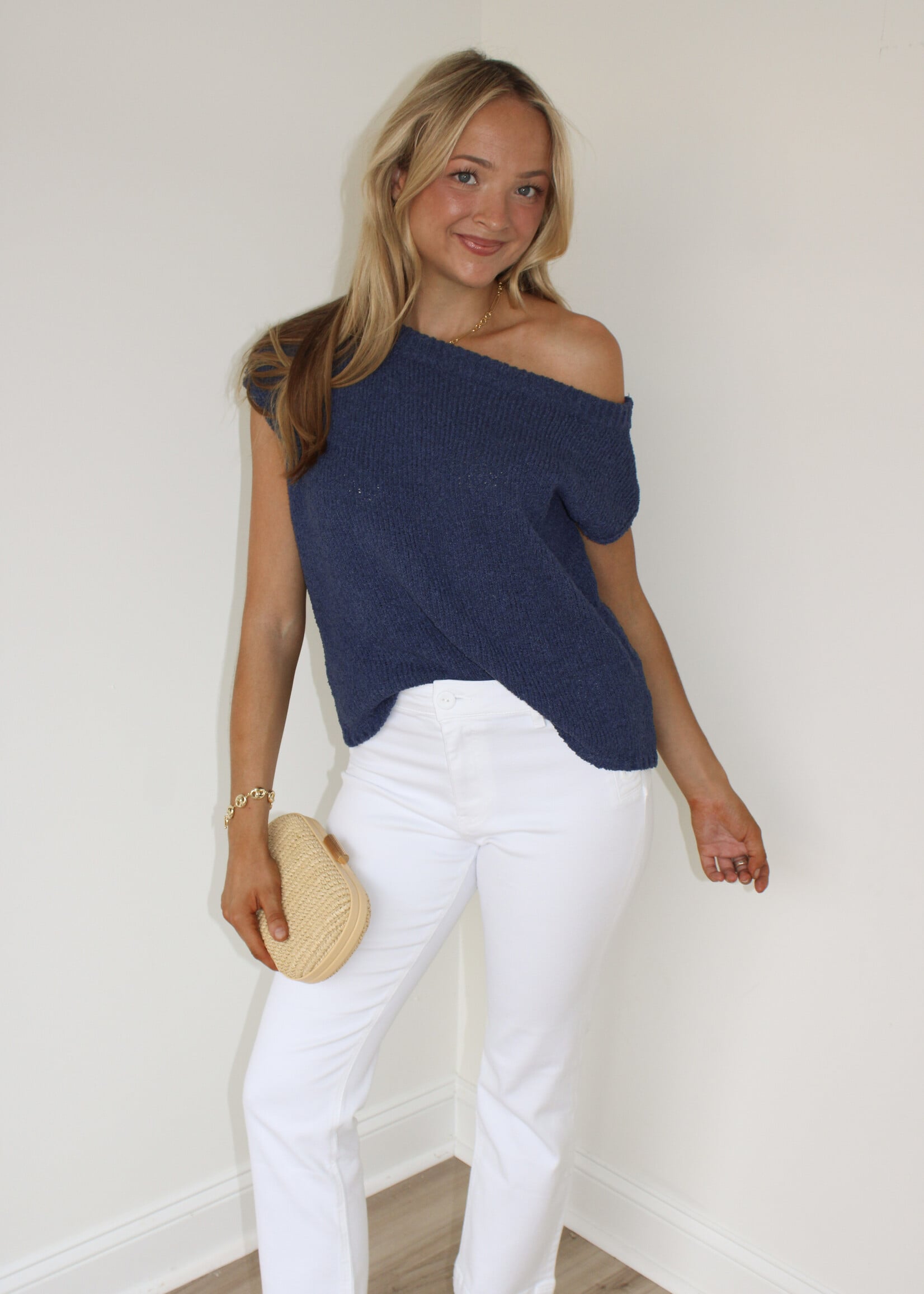 Elsa Off The Shoulder Sweater Top