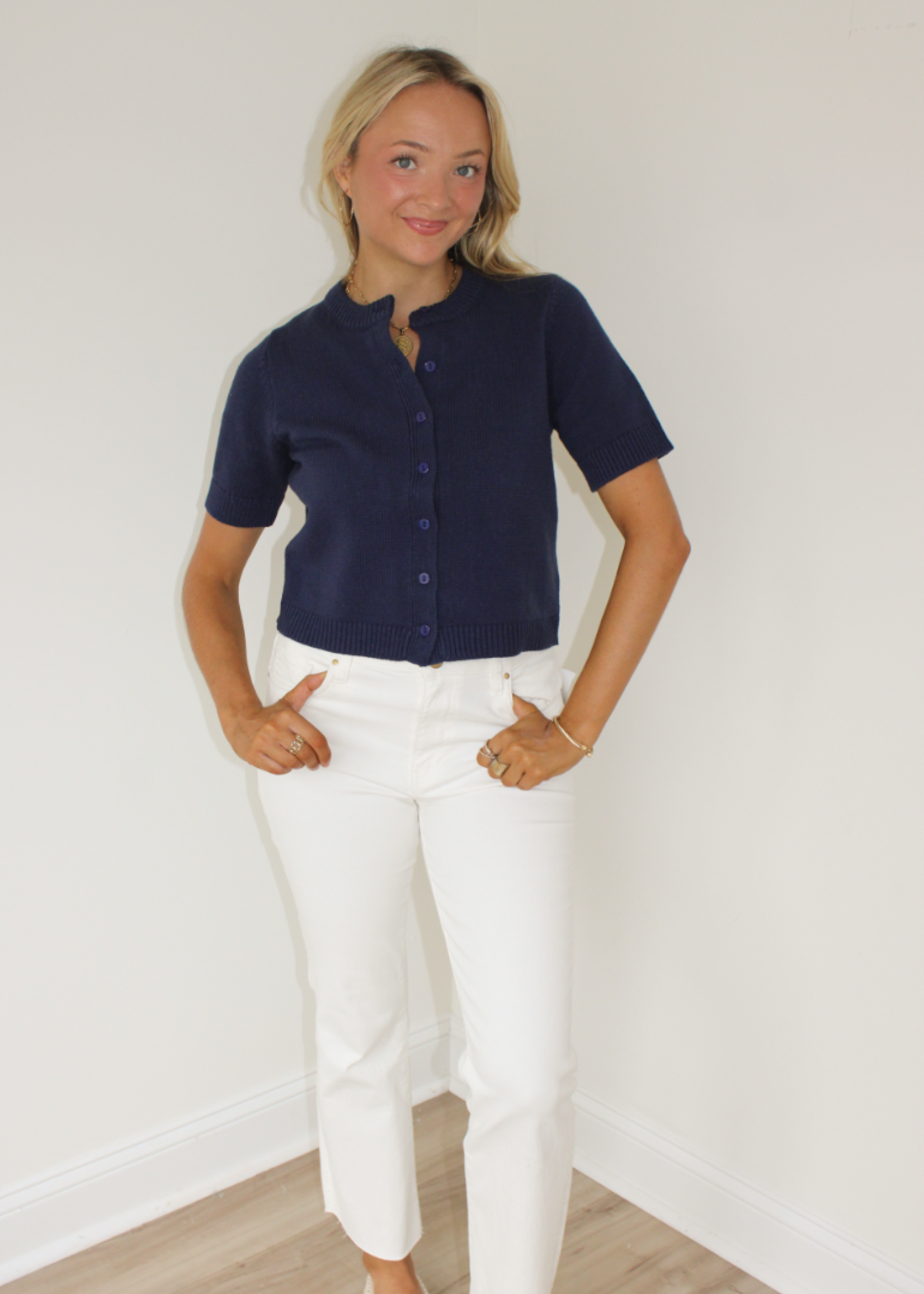 Merrybelle  Short Sleeve Cardigan