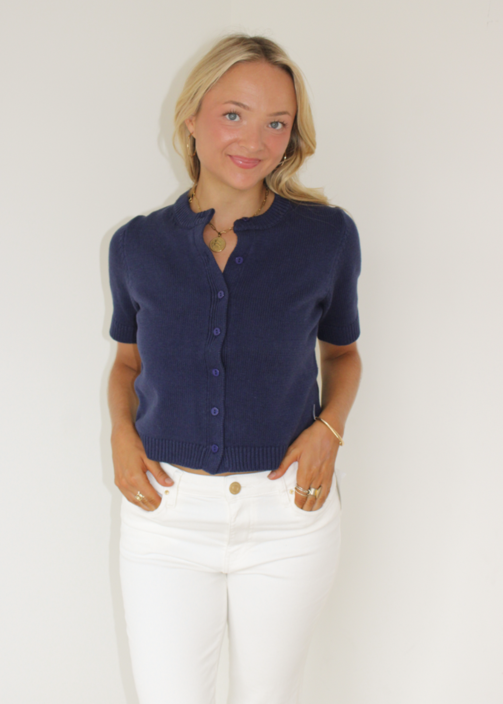 Merrybelle  Short Sleeve Cardigan