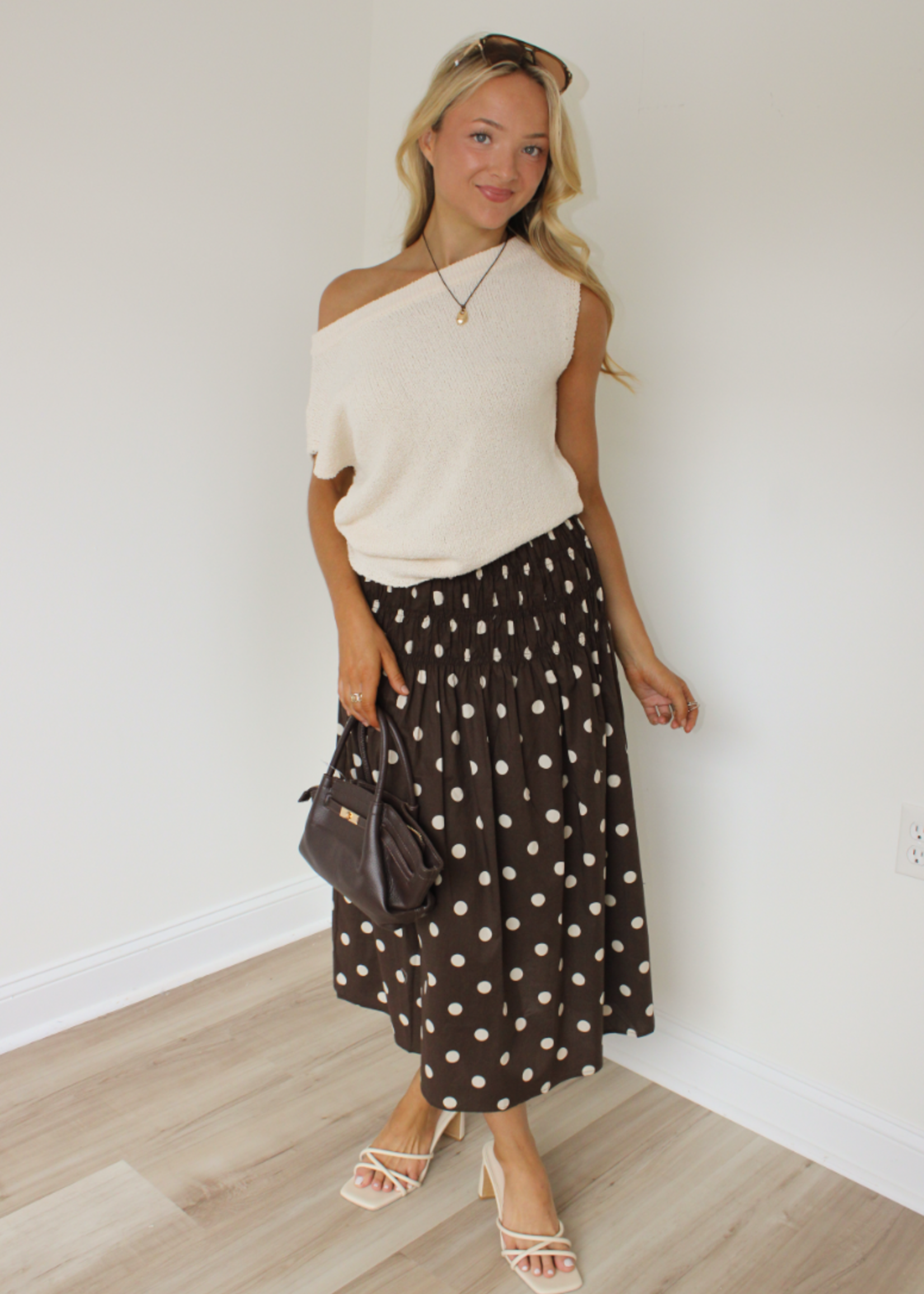 Reese Off The Shoulder Knit Top