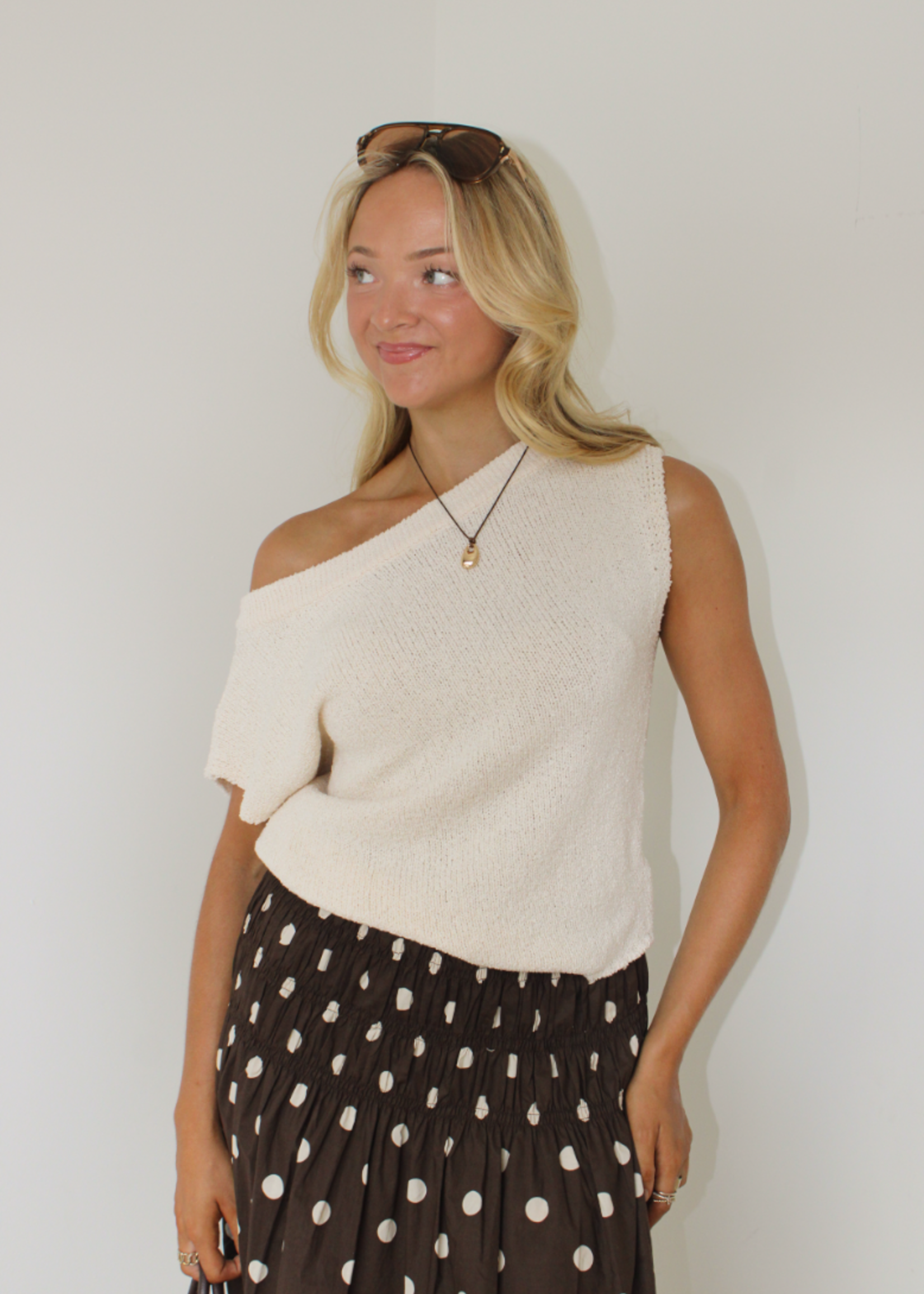 Reese Off The Shoulder Knit Top