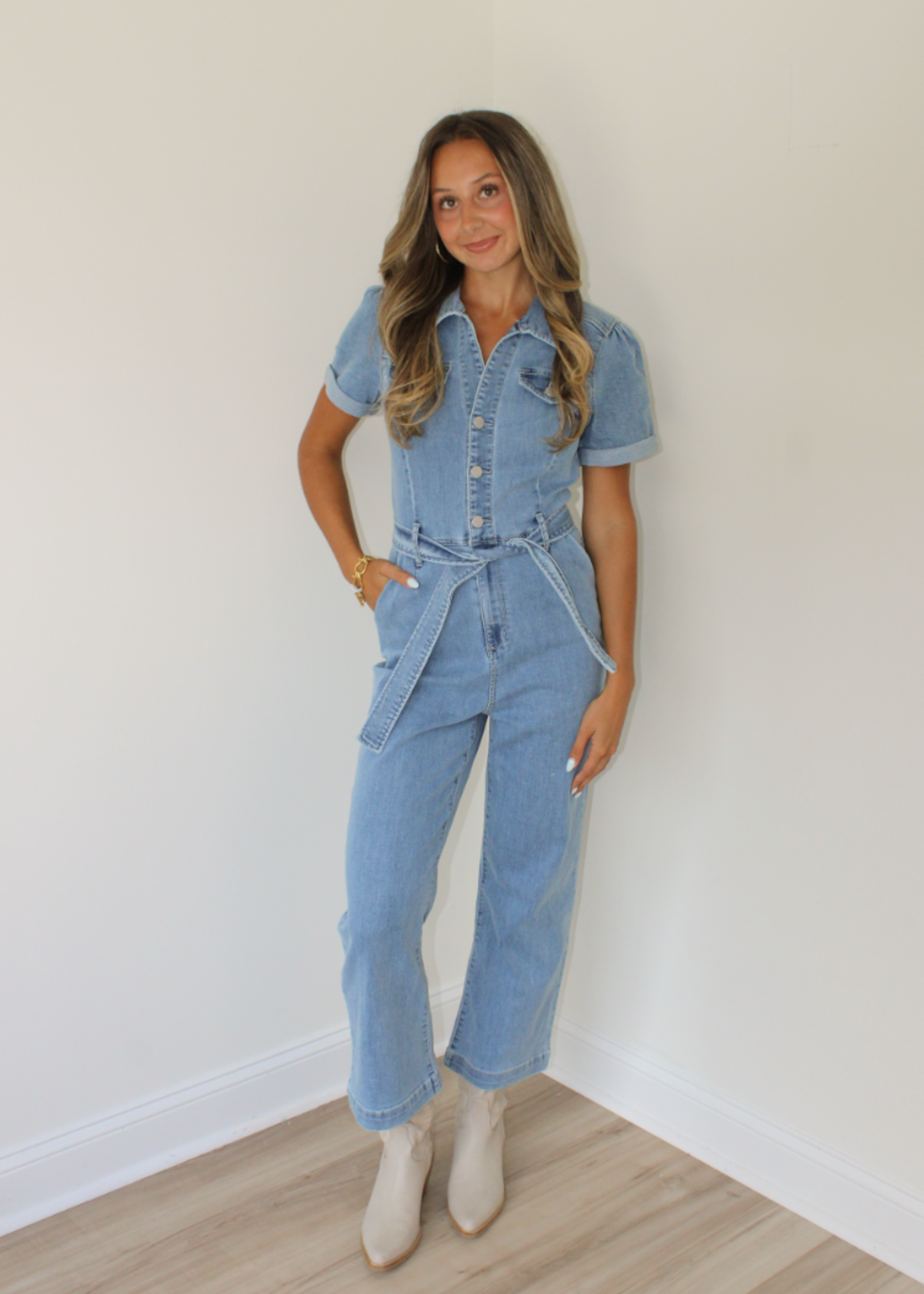 Gracen Denim Jumpsuit