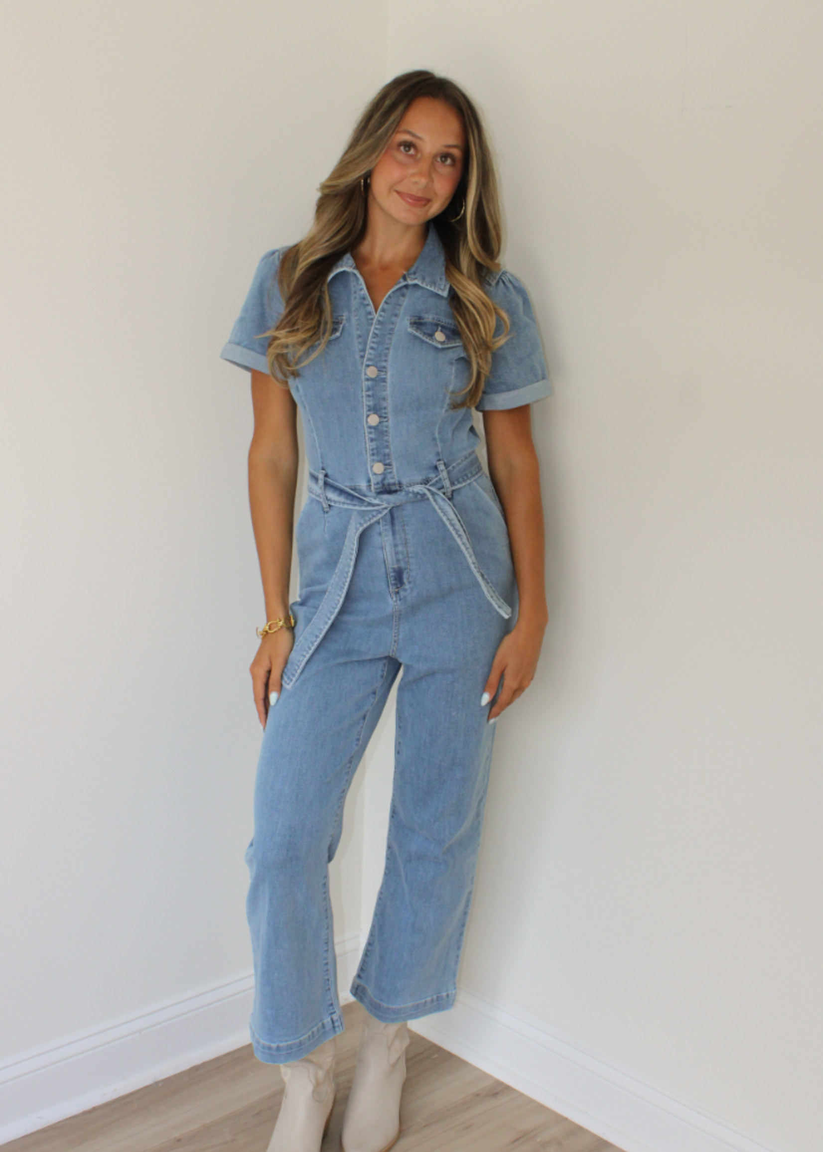 Gracen Denim Jumpsuit