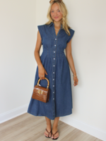 Jaide Button Corset Dress
