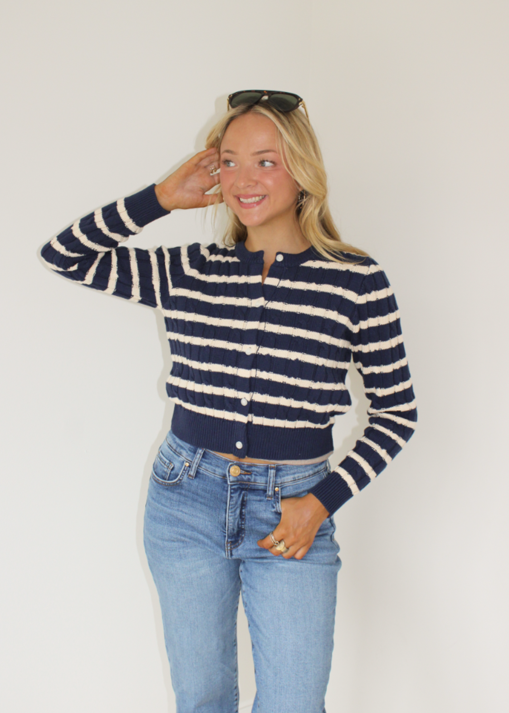 Brinley Striped Cardigan