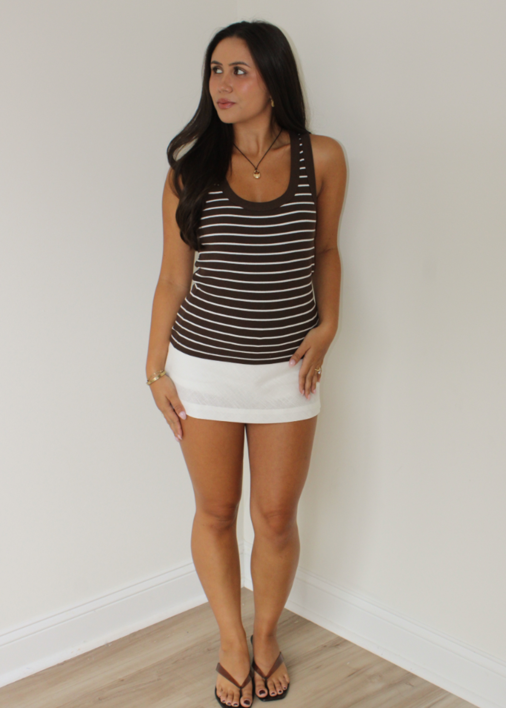 Z-Supply Rowe Striped Scoop Tank