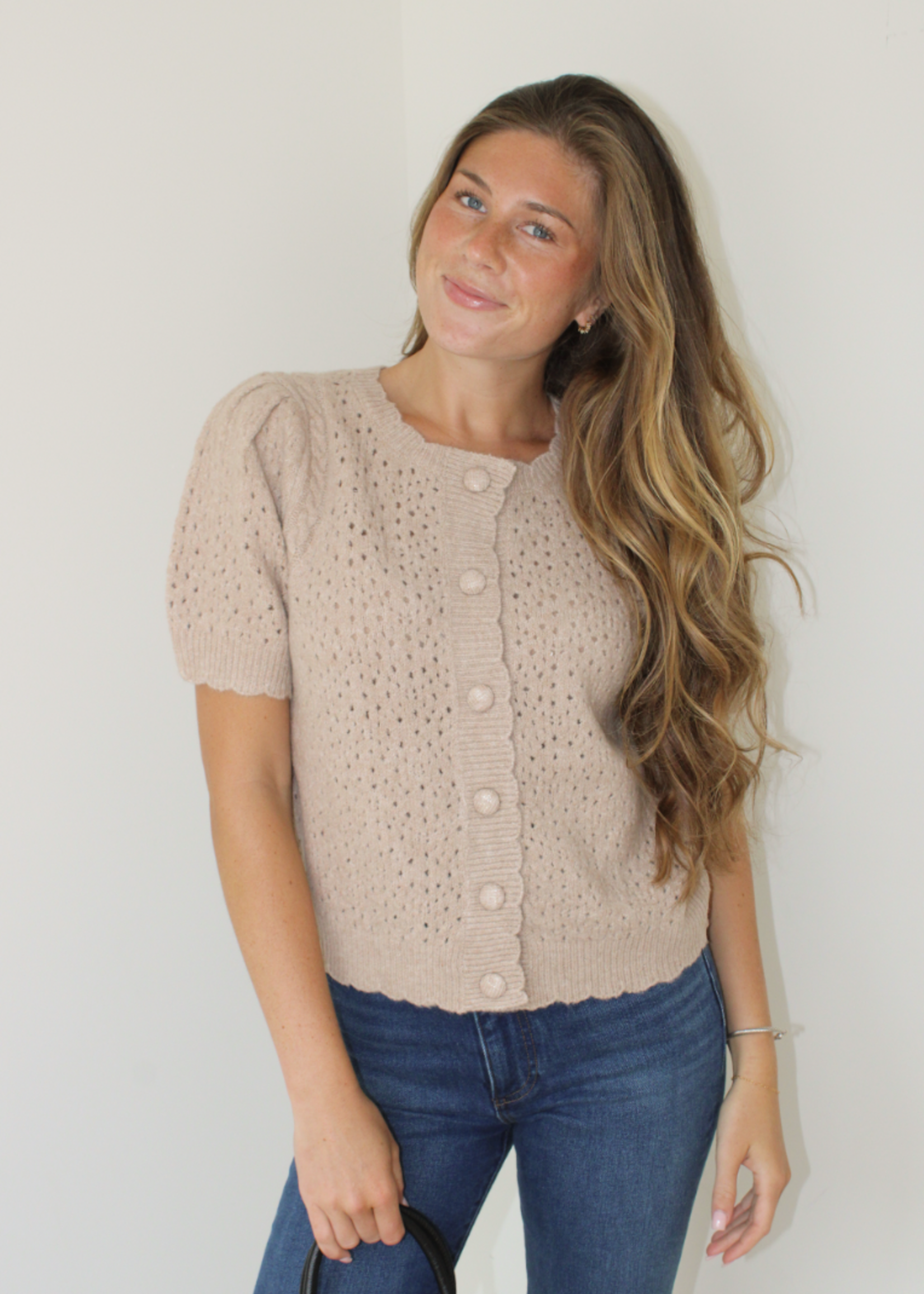 Cammi Puff Sleeve Cardigan