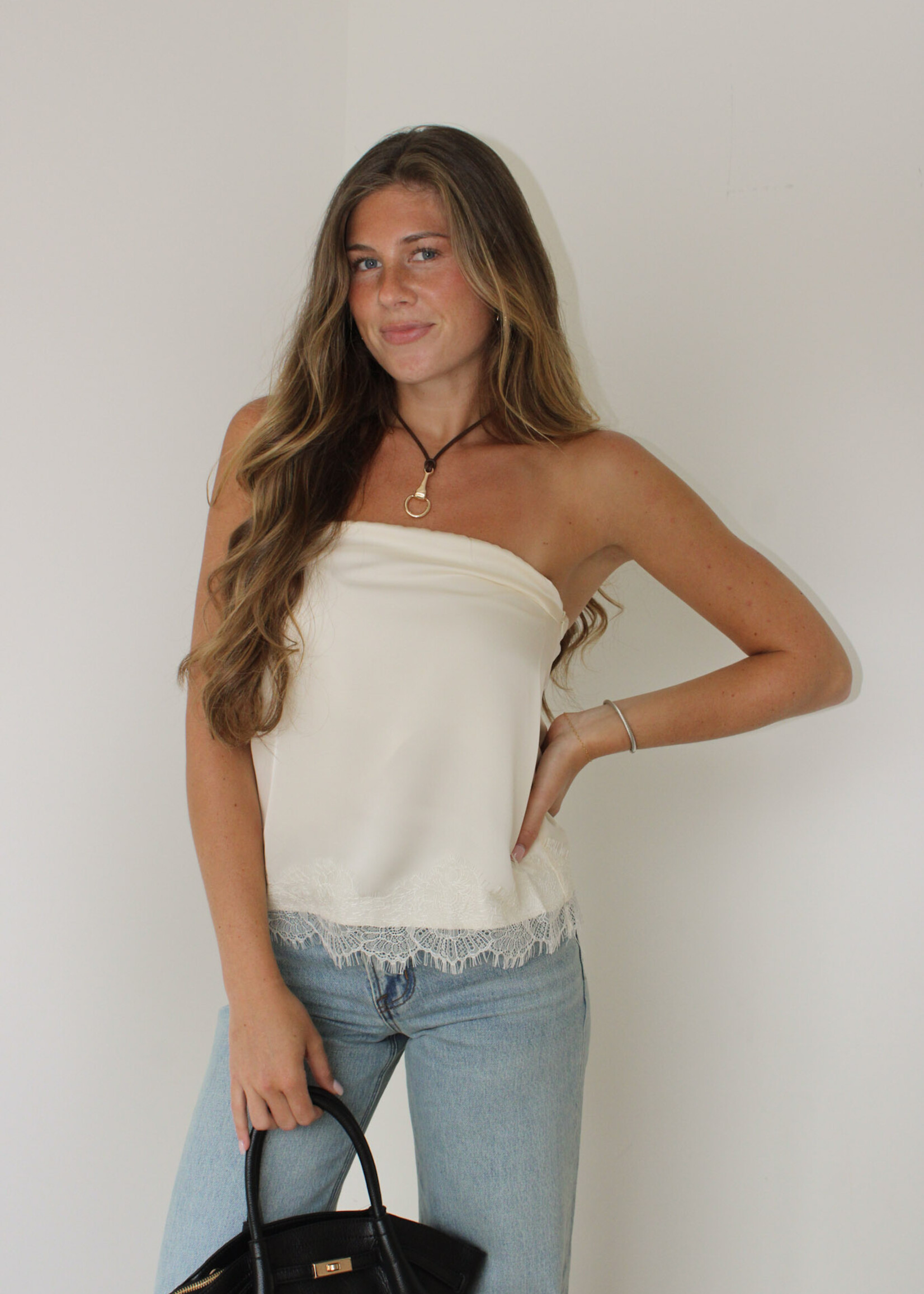 Allison Lace Tube Top