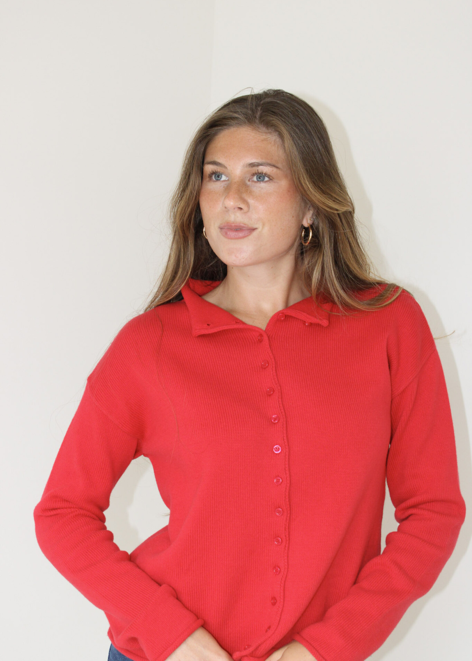 Noelle Roll Neck Cardigan