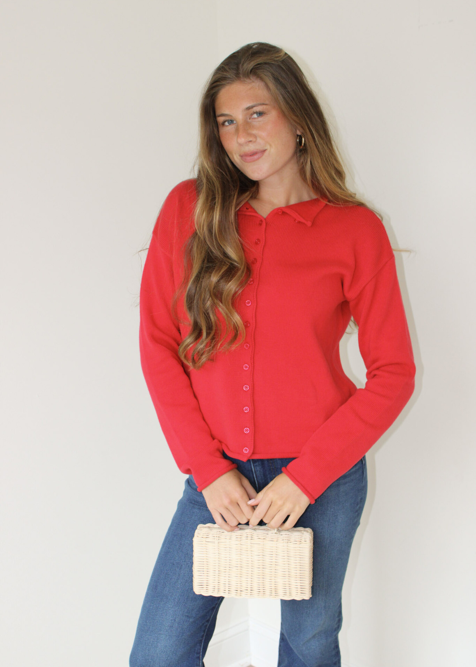 Noelle Roll Neck Cardigan