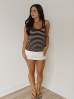 Agathea Linen Mini Skirt Dress