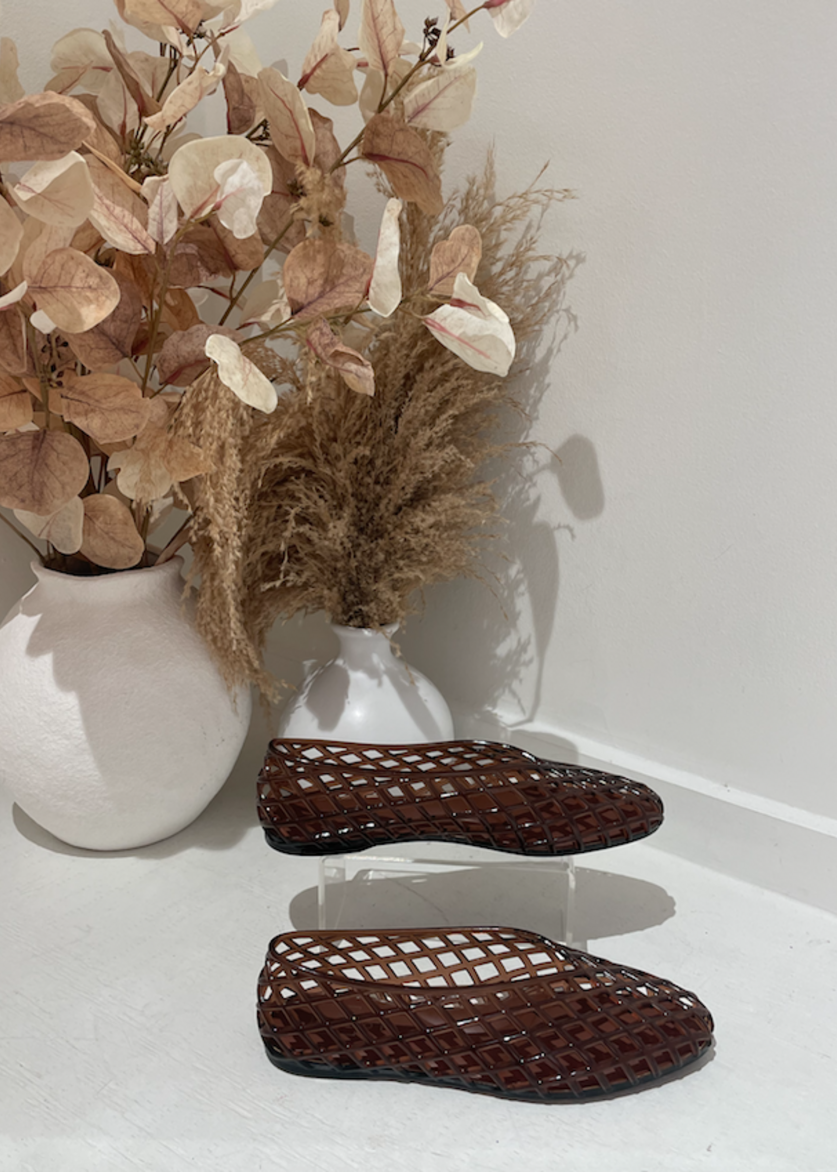 Alana Woven Jelly Ballet Flat