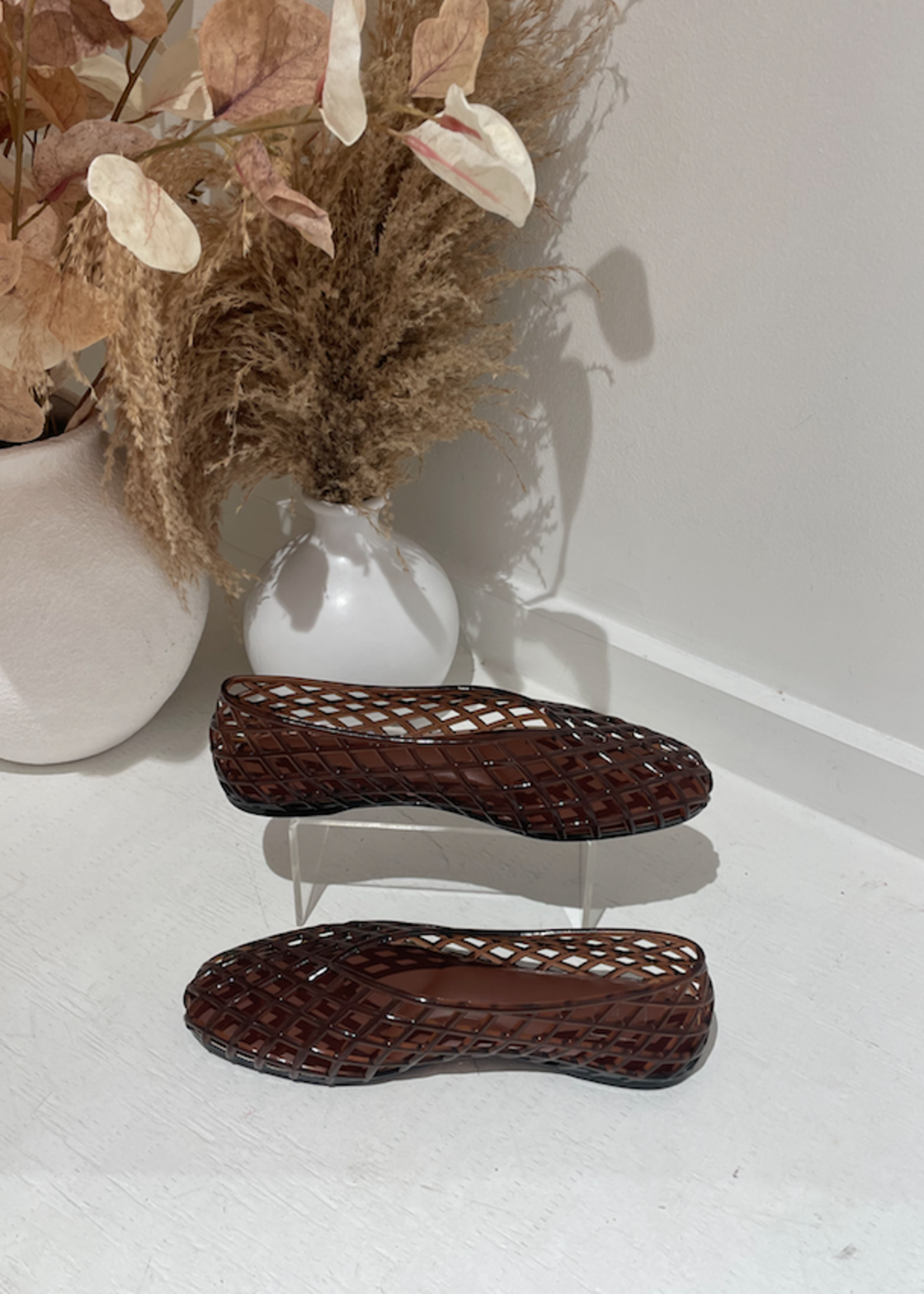 Alana Woven Jelly Ballet Flat