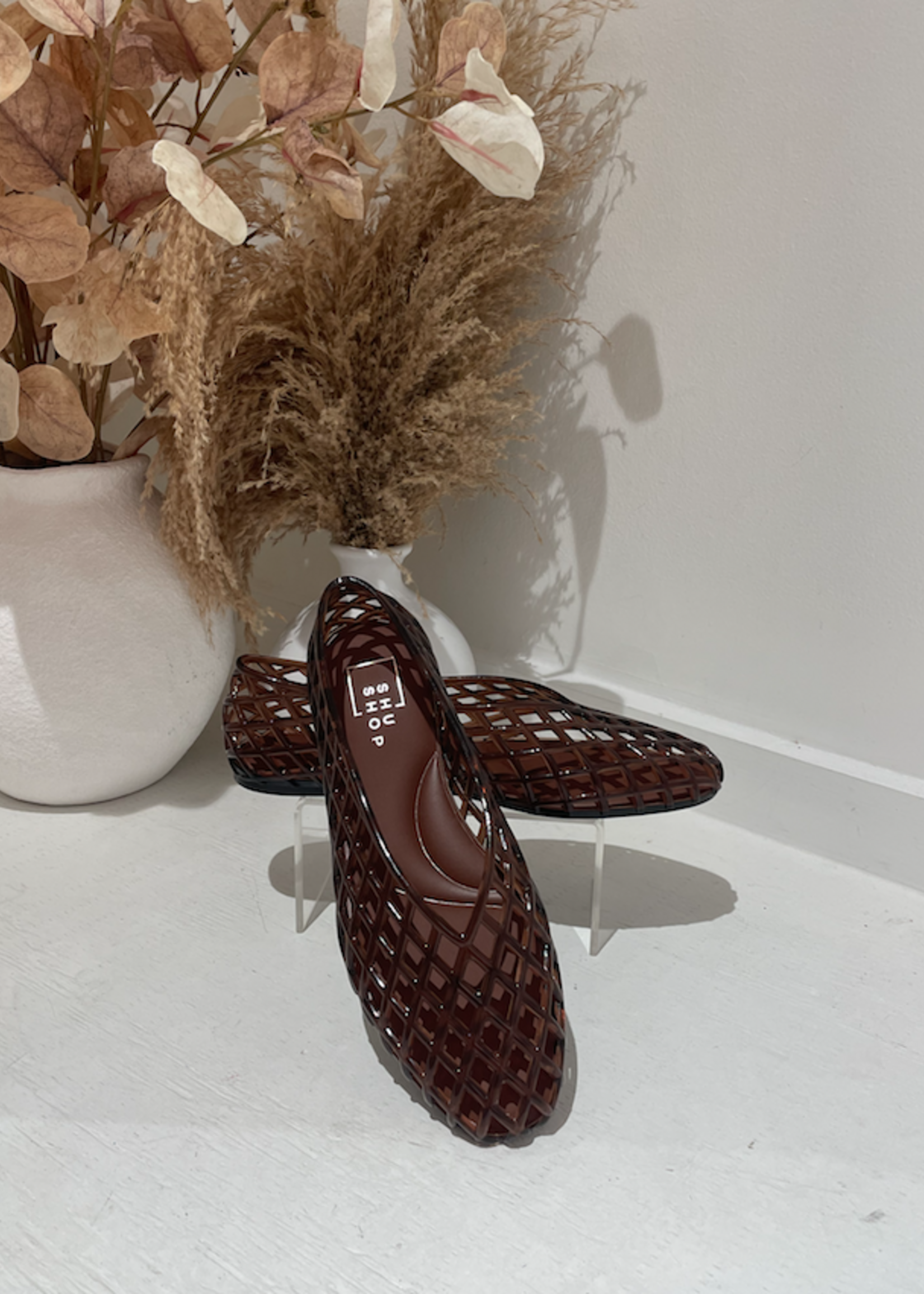 Alana Woven Jelly Ballet Flat