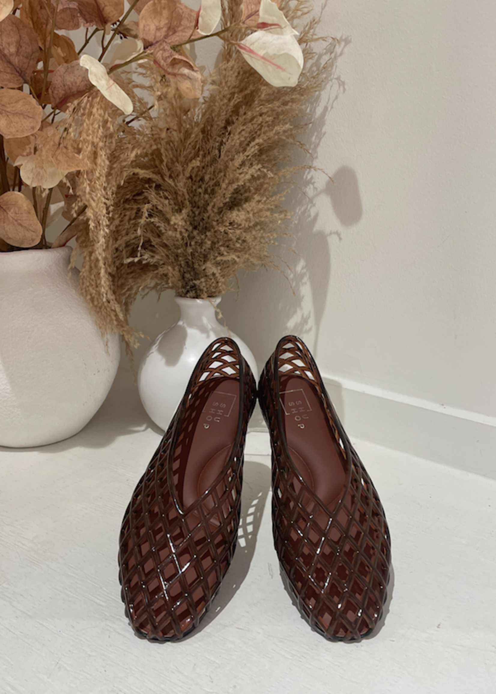 Alana Woven Jelly Ballet Flat